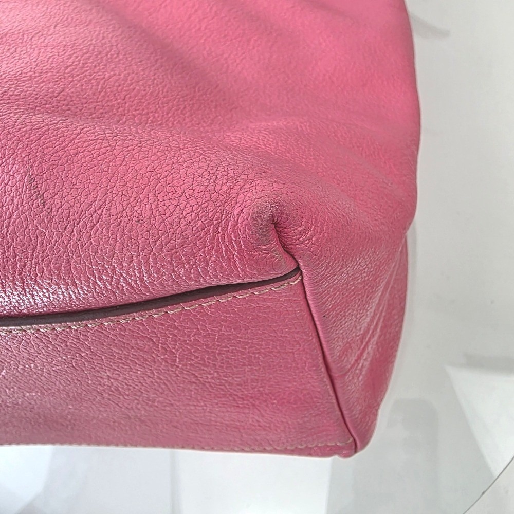 Dooney Bourke Pink Dillen Hobo Bag Pebble Leather Large - Picture 11 of 16